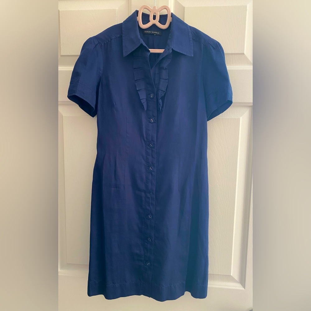 💯 Cotton Shirt Dress